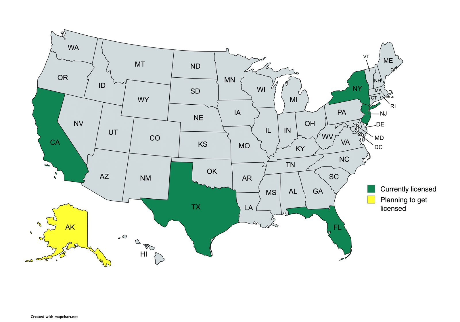 States map